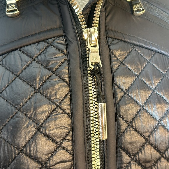 Michael Kors woman’s small black hoodie semi long jacket - Picture 6 of 9